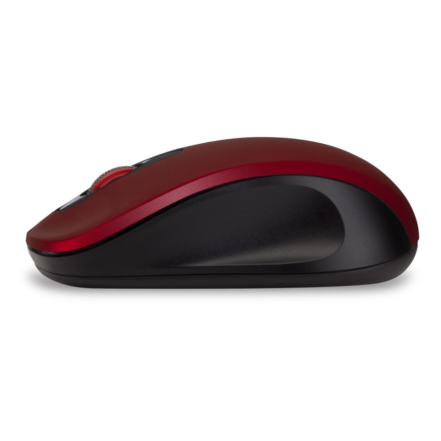 CONNECT IT CMO-2230-RD - Draadloze stille muis MUTE 1200 DPI 1xAA zwart/rood