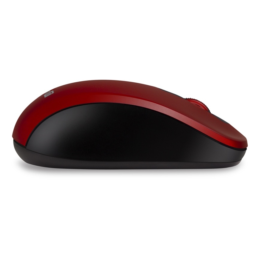 CONNECT IT CMO-2230-RD - Draadloze stille muis MUTE 1200 DPI 1xAA zwart/rood