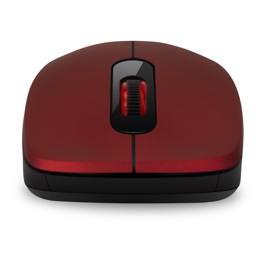 CONNECT IT CMO-2230-RD - Draadloze stille muis MUTE 1200 DPI 1xAA zwart/rood