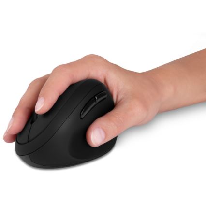 CONNECT IT CMO-2600-BK - Ergonomische draadloze muis 800/1200/1600 DPI 1xAA zwart