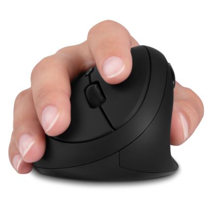 CONNECT IT CMO-2600-BK - Ergonomische draadloze muis 800/1200/1600 DPI 1xAA zwart