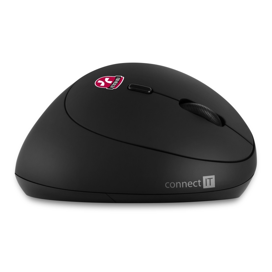 CONNECT IT CMO-2600-BK - Ergonomische draadloze muis 800/1200/1600 DPI 1xAA zwart