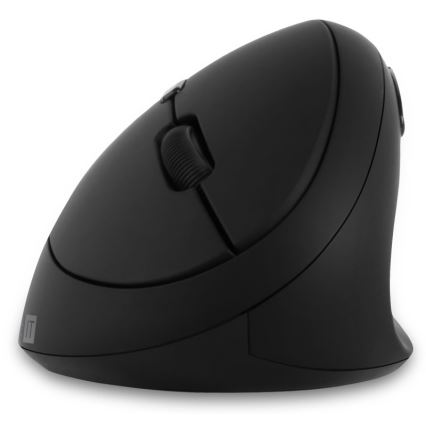 CONNECT IT CMO-2600-BK - Souris sans fil ergonomique 800/1200/1600 DPI, 1 pile AA, noire