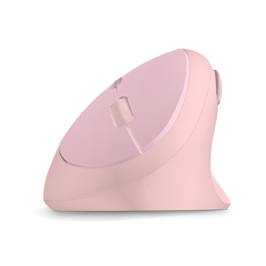 CONNECT IT CMO-2600-PK - Souris sans fil ergonomique 800/1200/1600 DPI, 1 pile AA, rose