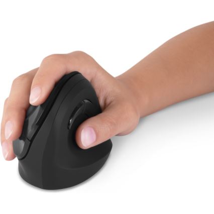 CONNECT IT CMO-2700-BK - Ergonomische draadloze muis 800/1200/1600 DPI 1xAA zwart