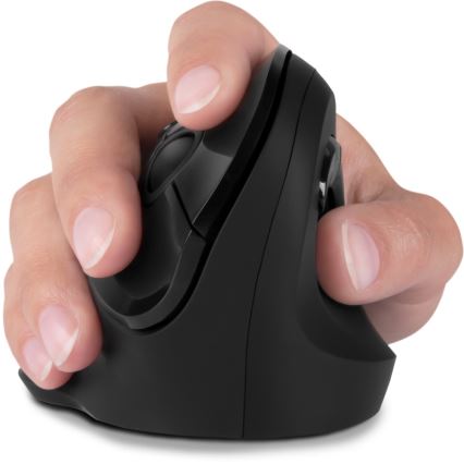 CONNECT IT CMO-2700-BK - Ergonomische draadloze muis 800/1200/1600 DPI 1xAA zwart