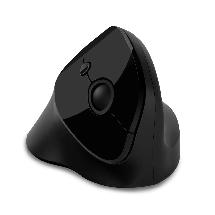 CONNECT IT CMO-2700-BK - Ergonomische draadloze muis 800/1200/1600 DPI 1xAA zwart