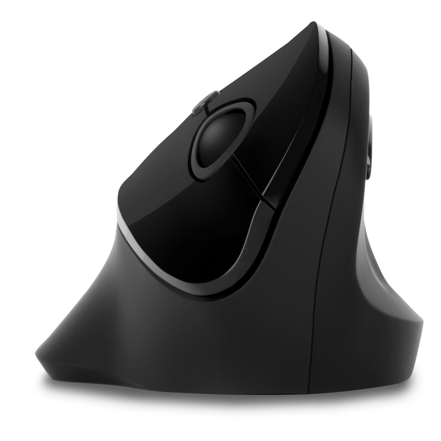 CONNECT IT CMO-2700-BK - Ergonomische draadloze muis 800/1200/1600 DPI 1xAA zwart