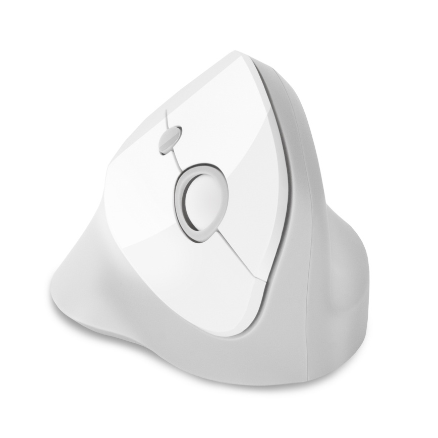 CONNECT IT CMO-2700-WH - Ergonomische draadloze muis 800/1200/1600 DPI 1xAA wit