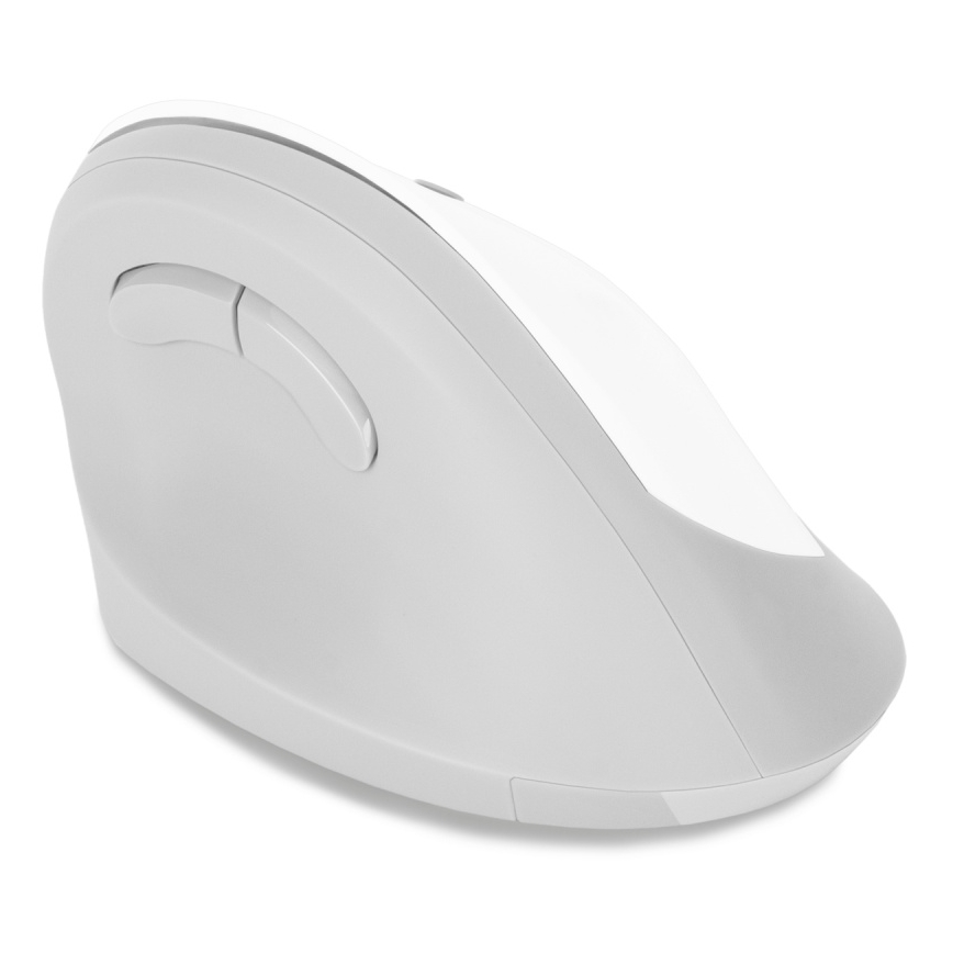 CONNECT IT CMO-2700-WH - Ergonomische draadloze muis 800/1200/1600 DPI 1xAA wit