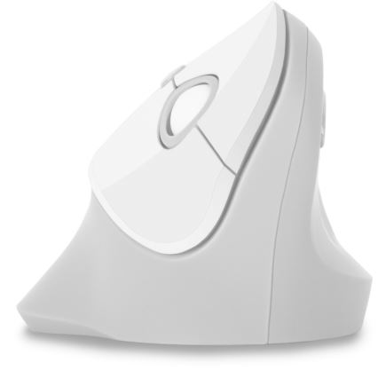 CONNECT IT CMO-2700-WH - Ergonomische draadloze muis 800/1200/1600 DPI 1xAA wit