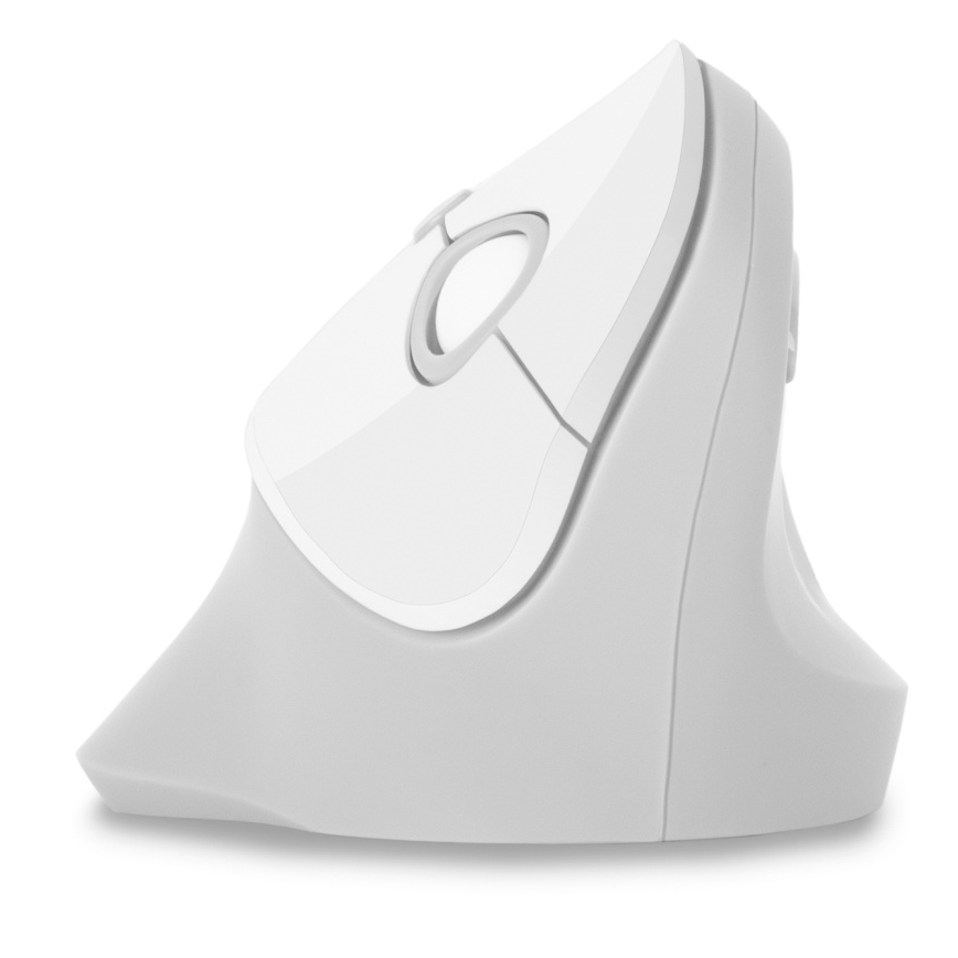 CONNECT IT CMO-2700-WH - Ergonomische draadloze muis 800/1200/1600 DPI 1xAA wit