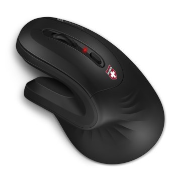 CONNECT IT CMO-2900-BK - Ergonomische draadloze muis 800/1200/1600 DPI 1xAA zwart