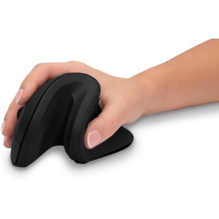 CONNECT IT CMO-2900-BK - Ergonomische draadloze muis 800/1200/1600 DPI 1xAA zwart