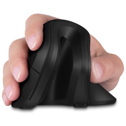 CONNECT IT CMO-2900-BK - Ergonomische draadloze muis 800/1200/1600 DPI 1xAA zwart