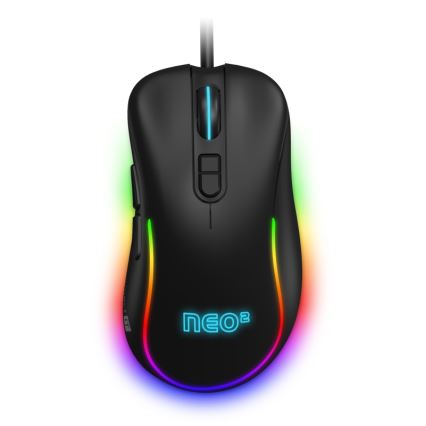 CONNECT IT CMO-3589-BK - LED RGB Bedrade gaming muis 200-7200 DPI zwart