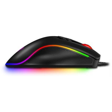 CONNECT IT CMO-3591-BK - LED RGB Bedrade gamingmuis 500-7200 DPI zwart