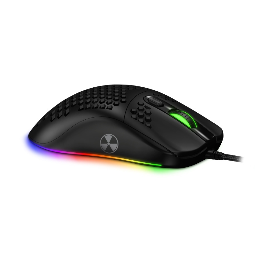 CONNECT IT CMO-5511-BK - LED RGB Bedrade gamingmuis 200-12800 DPI zwart