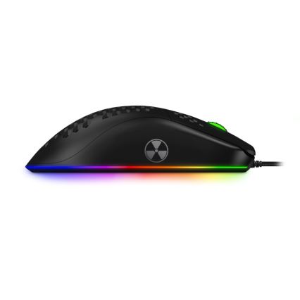 CONNECT IT CMO-5511-BK - LED RGB Bedrade gamingmuis 200-12800 DPI zwart