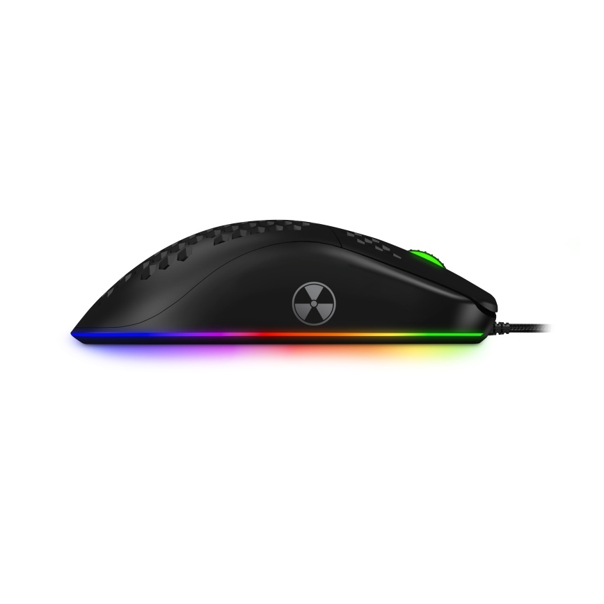 CONNECT IT CMO-5511-BK - LED RGB Bedrade gamingmuis 200-12800 DPI zwart