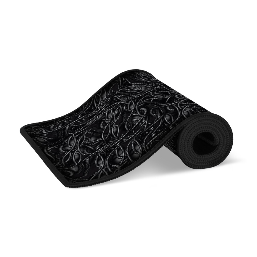 CONNECT IT CMP-1110-LG - Muismat en toetsenbordmat 88,6x24,5 cm zwart/groen