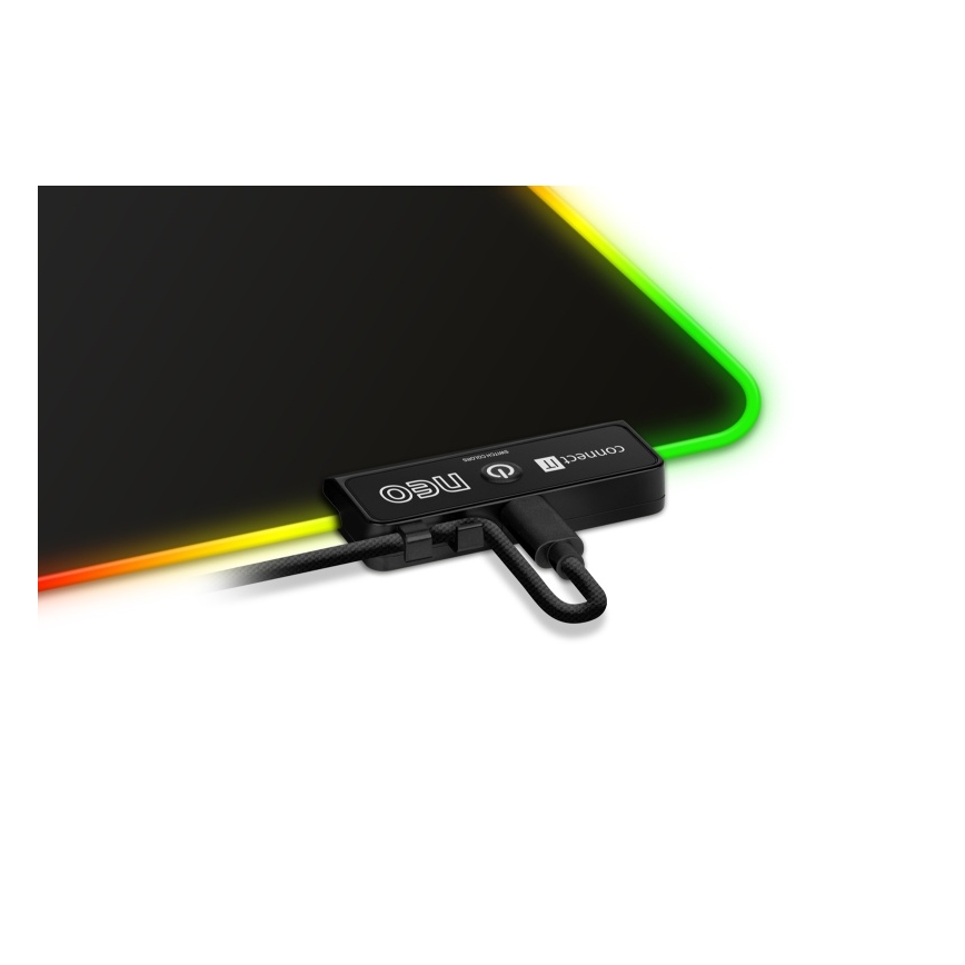 CONNECT IT CMP-3100-LG - LED RGB Gaming keyboard et souris pad 80x30 cm noir