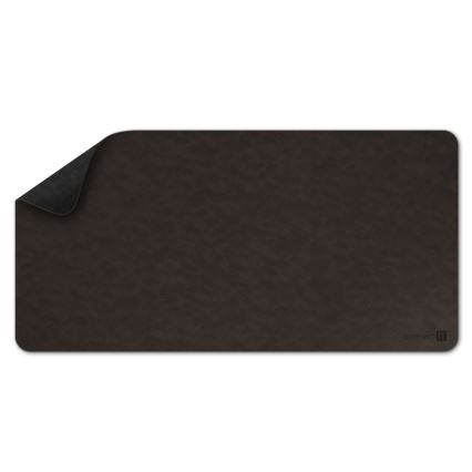 CONNECT IT CMP-4030-LG - Dubbelzijdige muis- en toetsenbordmat 90x40 cm zwart/bruin