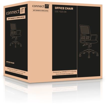 CONNECT IT COC-1020-BK - Chaise de bureau ForHealth AlfaPro noir