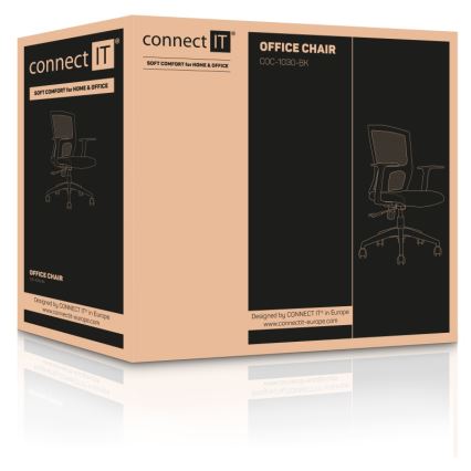 CONNECT IT COC-1030-BK - Chaise de bureau ForHealth BetaPro noir