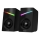 CONNECT IT CSP-1100-BK - SET 2x LED RGB Gamen speaker 6W/5V zwart