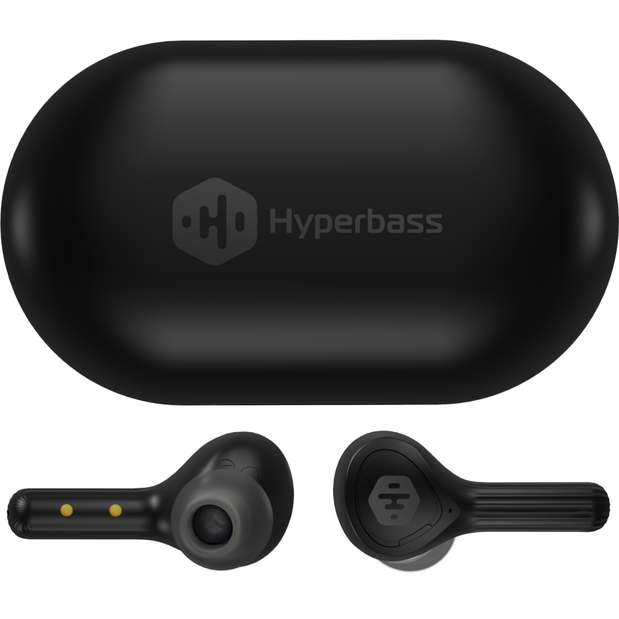 CONNECT IT HEP-5300-BK - Draadloze hoofdtelefoons met een microfoon 300 mAh + 2x 35 mAh zwart