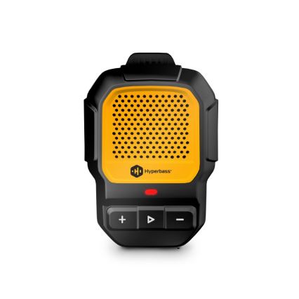 CONNECT IT HSP-1010-BK - Draadloze speaker met microfoon ClipBEAT 2W/5V 560 mAh IPX7 zwart/geel