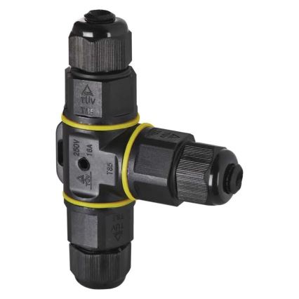 Raccord en T câblé IP68