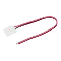Connecteur flexible unilatéral pour rubans LED à 2 broches 8 mm