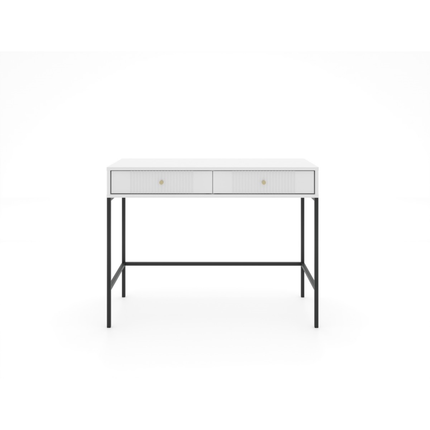 Console LUE 104x50 cm blanche/noire