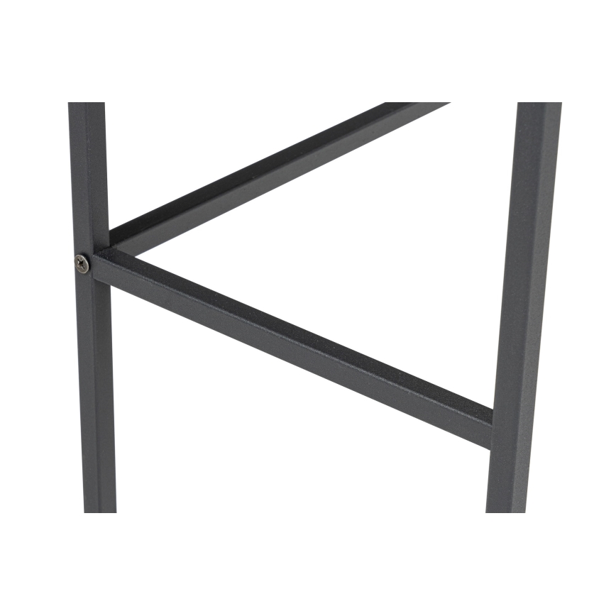Console tafel CANVAS 80x100 cm grenen atlantic/zwart