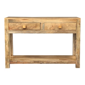 Console tafel HINA 76x110 cm massief hout/mangoboom