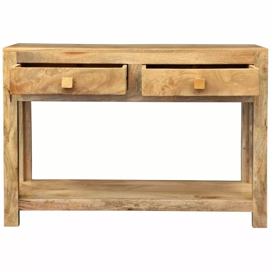 Console tafel HINA 76x110 cm massief hout/mangoboom