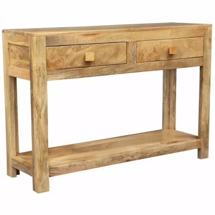 Console tafel HINA 76x110 cm massief hout/mangoboom