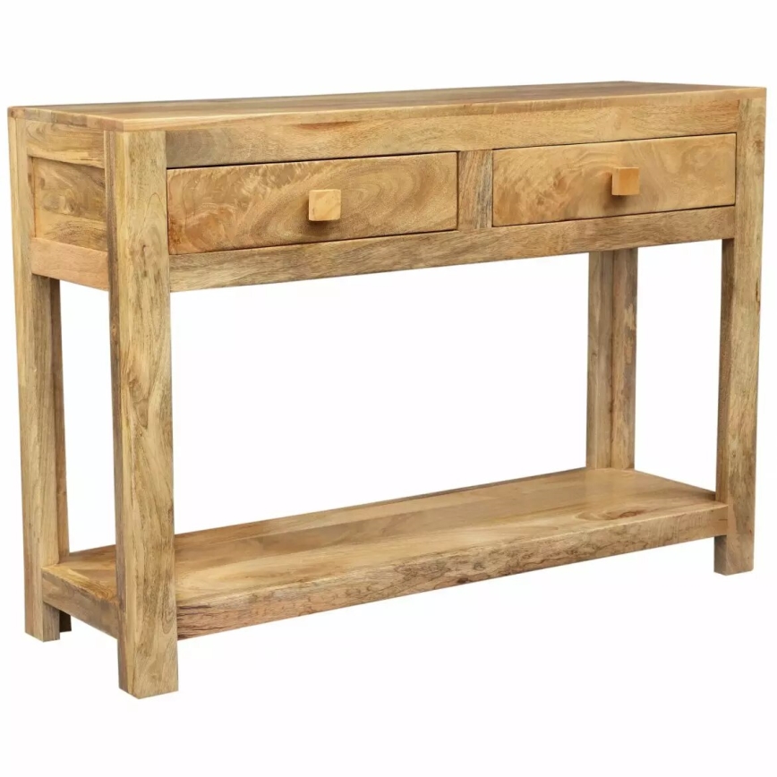 Console tafel HINA 76x110 cm massief hout/mangoboom