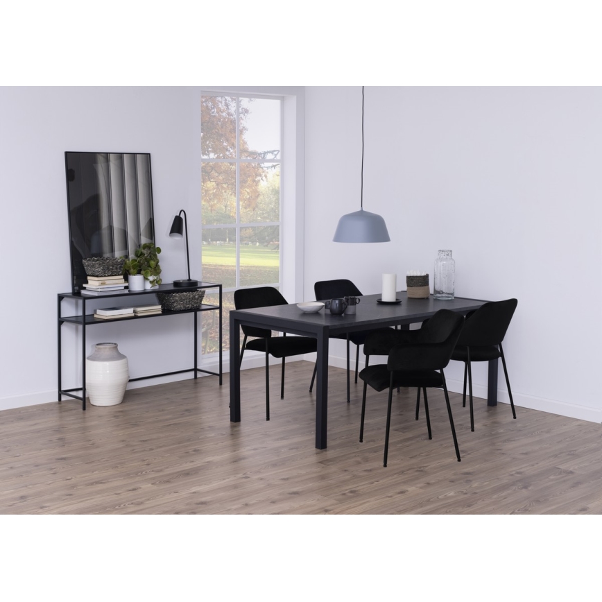 Console tafel SARON antraciet