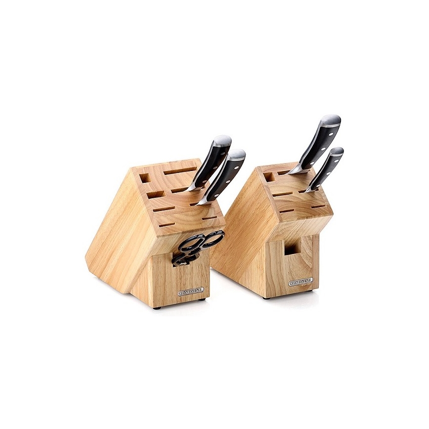 Continenta C30514 - Porte-couteaux 22x11,5x22 cm figuier caoutchouc