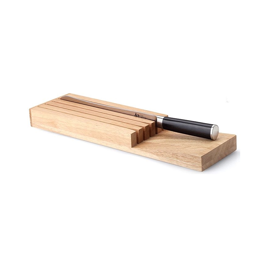 Continenta C30518 - Organisateur de couteaux 39x11x3,5 cm figue caoutchouc