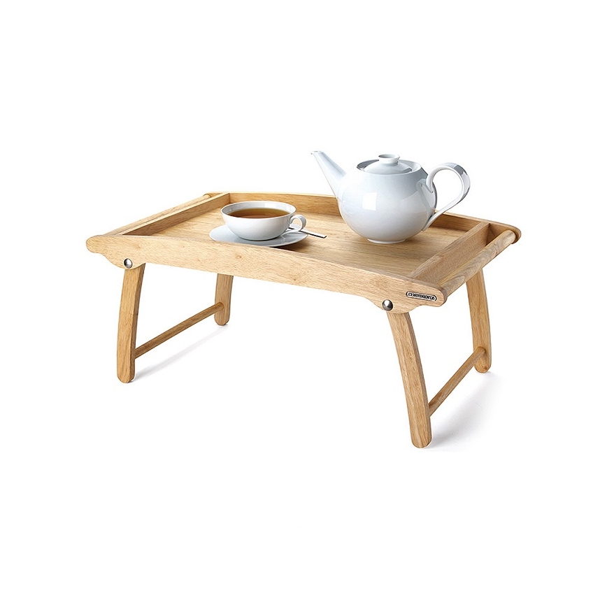 Continenta C3061 - Dienblad voor op Bed 61x35 cm rubber vijg