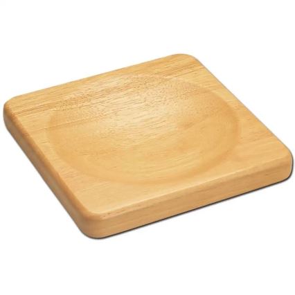 Continenta C3126 - Keuken Snijplank voor Kaasmes  22,5x22,5 cm rubber vijg