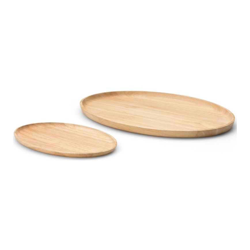 Continenta C3285 - Plateau de service 36,5x25 cm figue caoutchouc