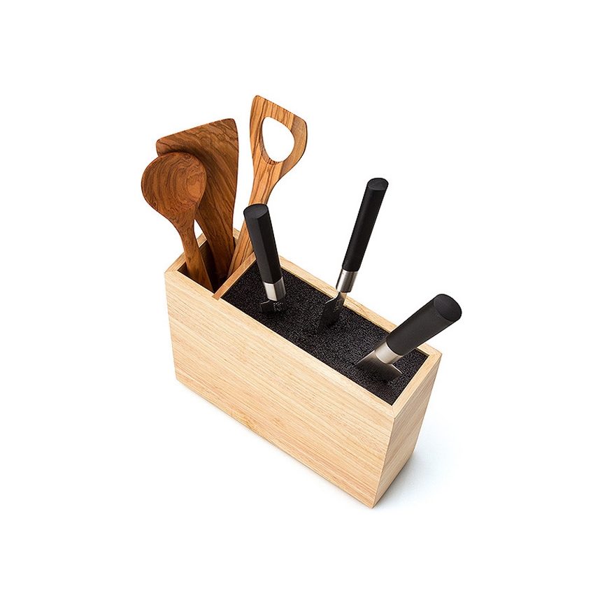 Continenta C3315 - Messenhouder met een flexi inzetstuk en vakje 27,5x9x21,5 cm