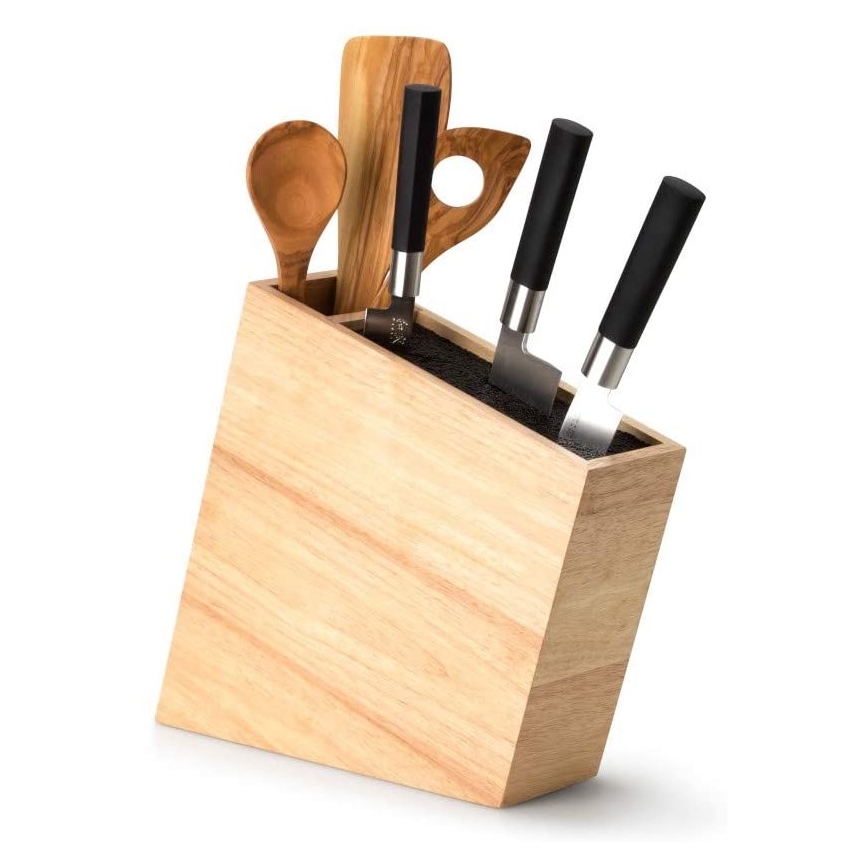 Continenta C3317 - Porte-couteaux avec un insert flexible et un compartiment 31x9x28 cm