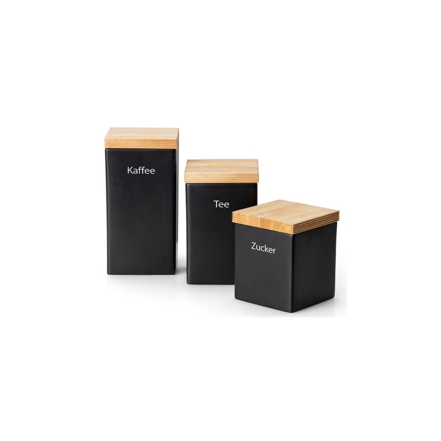Continenta C3714 - Keramische etenswarendoos met deksel 10x10x20,5 cm
