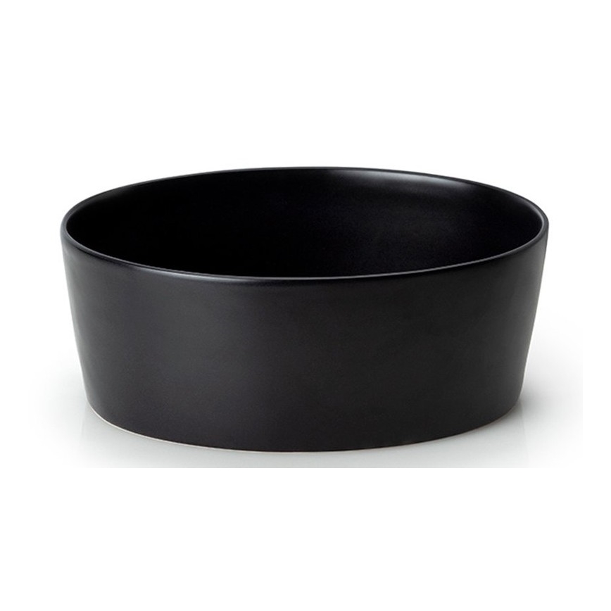 Continenta C3730 - Broodtrommel met deksel 30x23 cm zwart/rubberhout